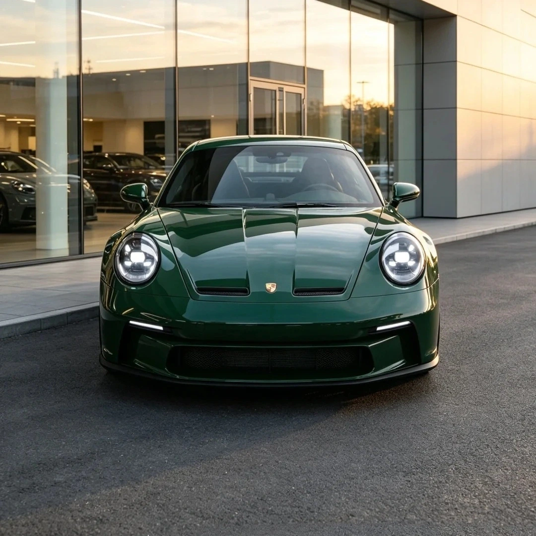 TPU Glossy Racing Green Colored PPF Paint Protection Film