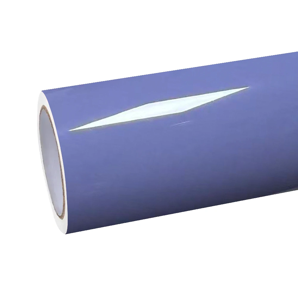 Gloss Crystal Victoria Secret Purple Car Vinyl Wrap PET