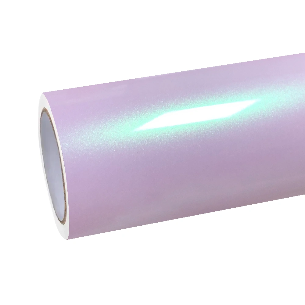 Gloss Peach Pink Car Vinyl Wrap PET