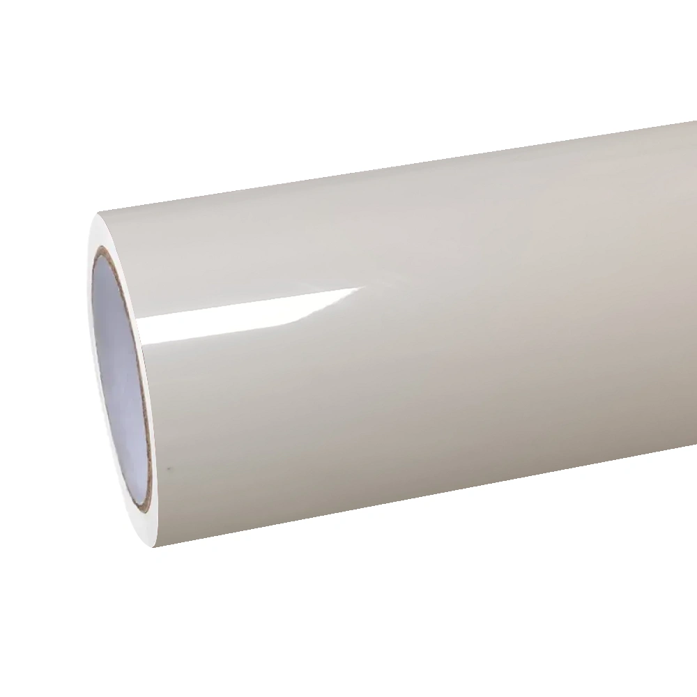 Gloss Super Shine Latte Car Vinyl Wrap PET