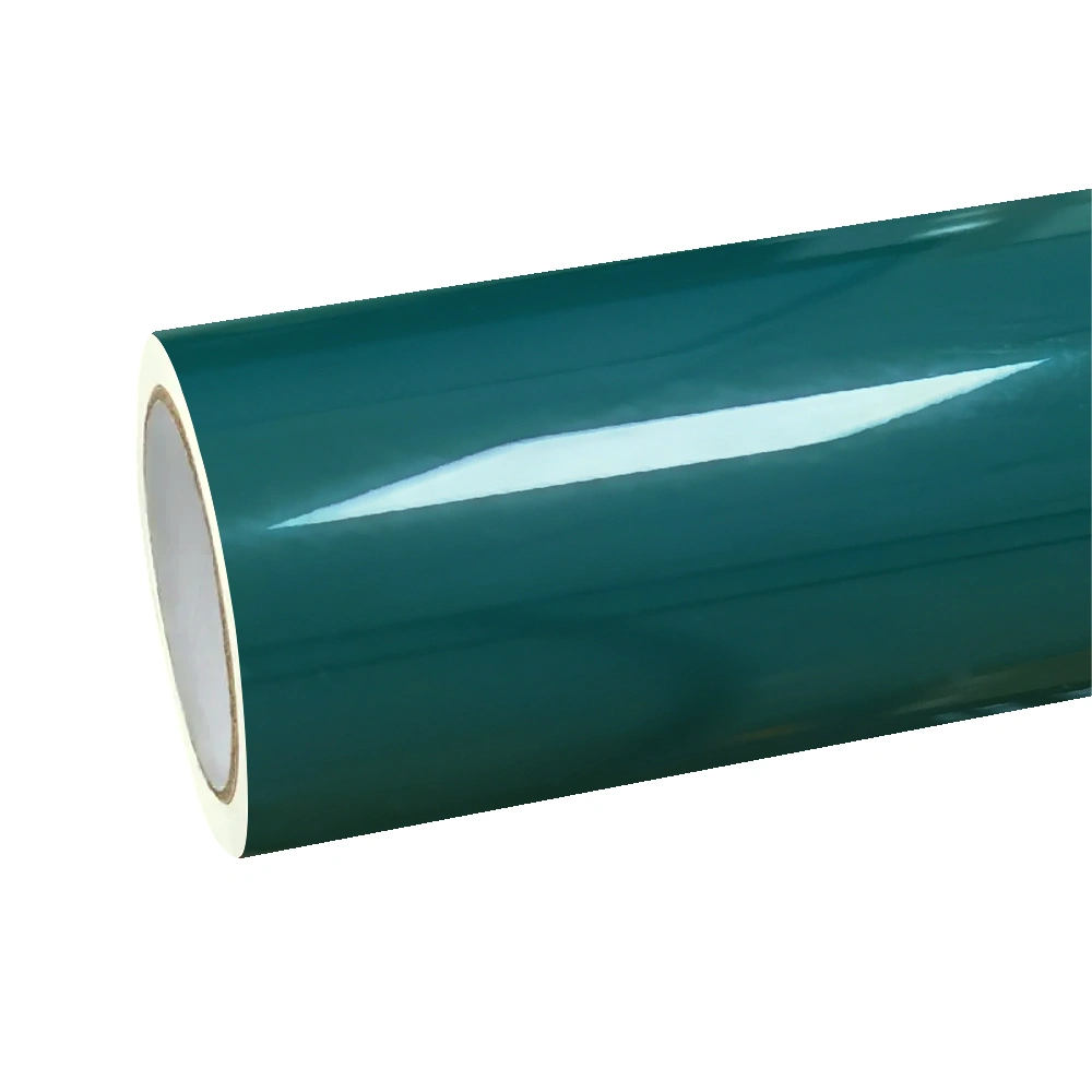 Gloss Hell Green Car Vinyl Wrap PET