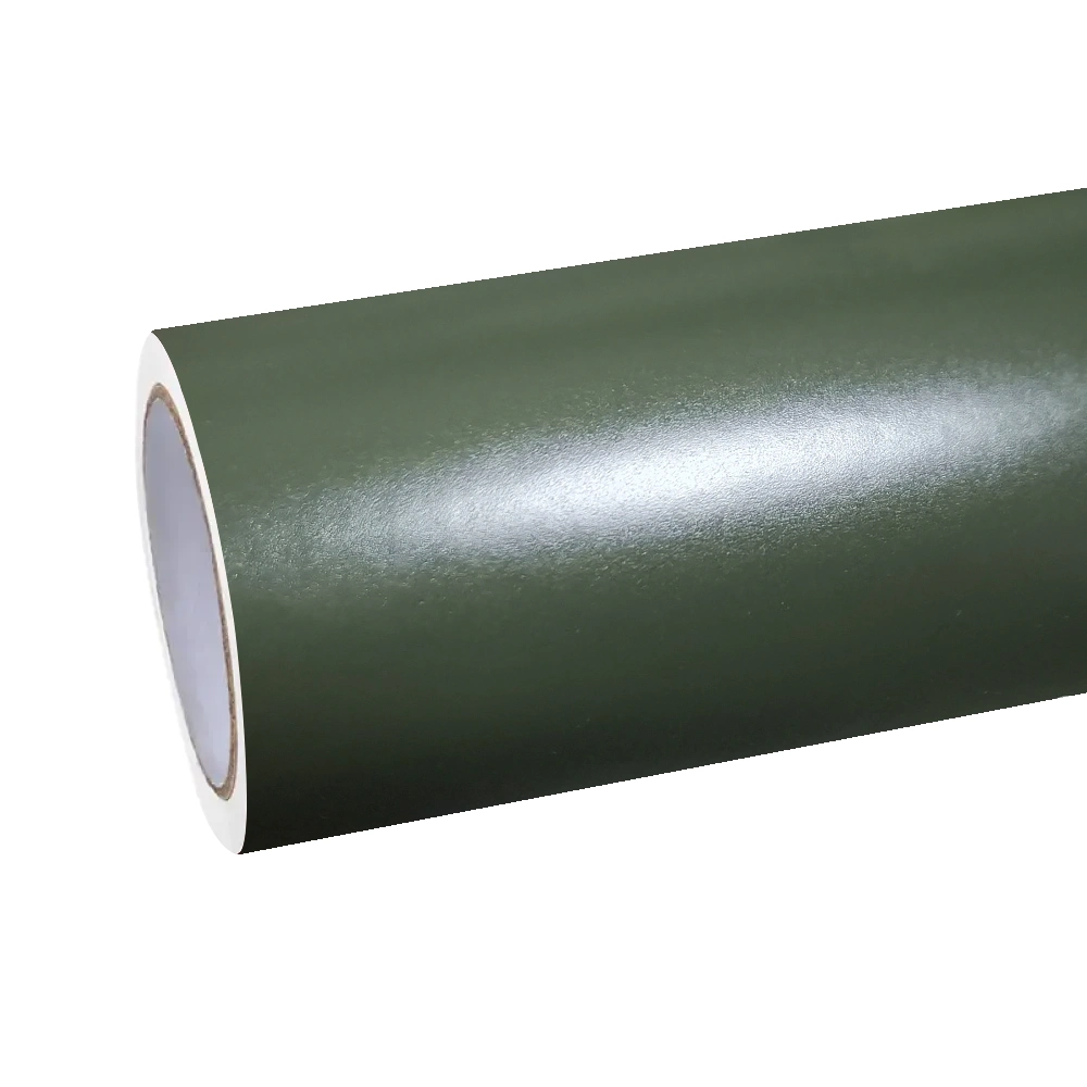 Matte Satin Ceramics Military Green Car Vinyl Wrap PET