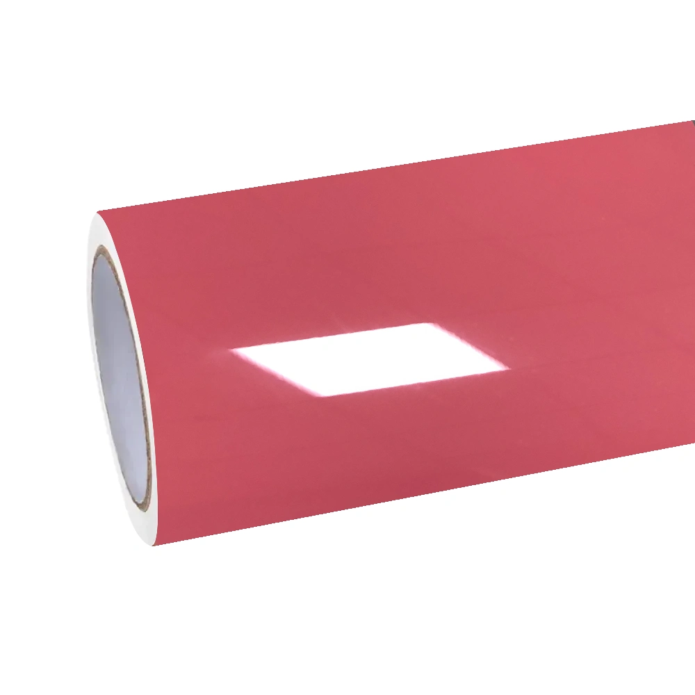 Gloss Morganite Red Car Vinyl Wrap PET